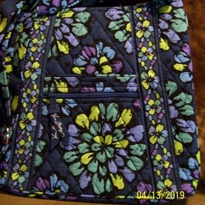 Vera Bradley Large Hipster Crossbody Indigo Pop